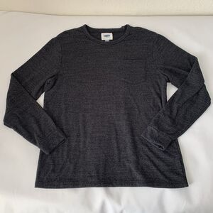 Old Navy Sweater Men XL Dark Gray Heather Long Sleeve Crewneck‎ Casual Essential